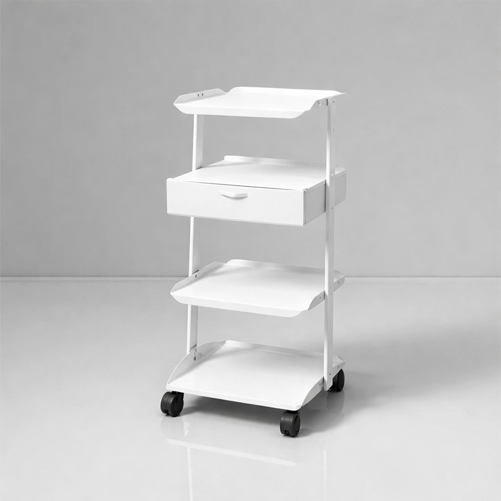 سرویتور سه طبقه فلزی کشودار کوچک مدل SR 323